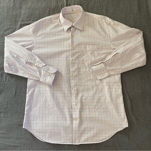 Peter Millar 100% Cotton Stripped Button Down Shirt size: Large